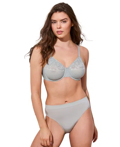 Wacoal Visual Effects Underwire Minimizer Bra In Gray