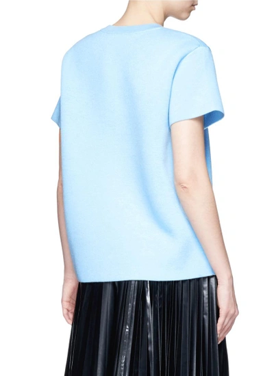 Shop Marc Jacobs X Mtv Sequin Logo Embroidered Bonded T-shirt