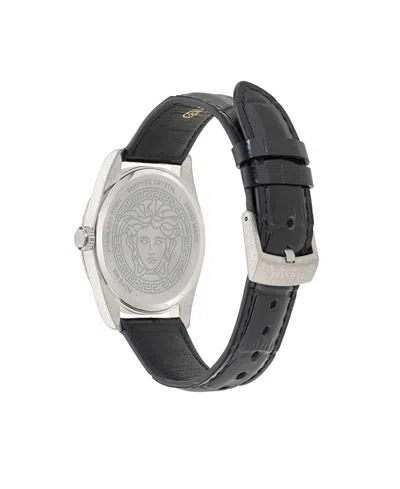 Versace Millenium Gent 40mm Watch In Black