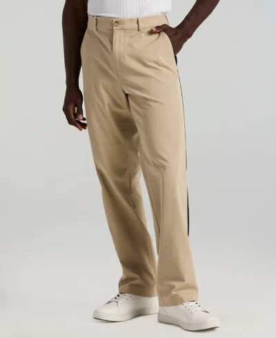 Perry Ellis Men's Straight Hybrid Commuter Pants In Brown