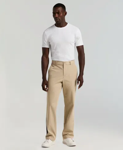 Perry Ellis Men's Straight Hybrid Commuter Pants In Brown