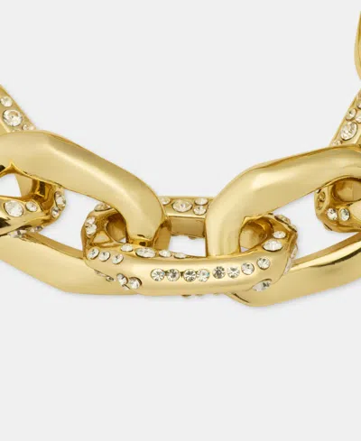 Givenchy Pave Link Flex Bracelet In Gold