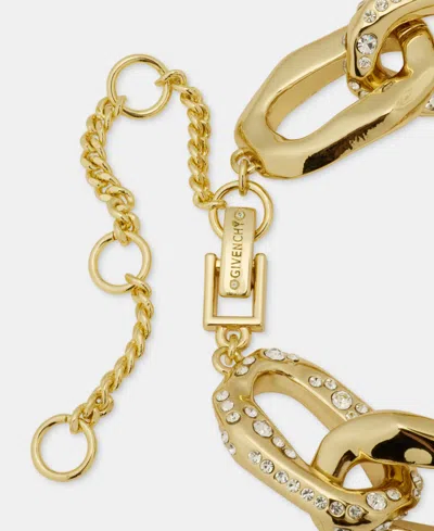 Givenchy Pave Link Flex Bracelet In Gold
