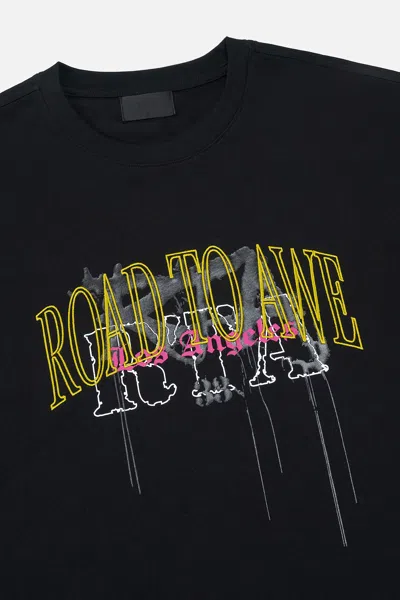 Rta Colin Road To Awe Oversize Graphic T-shirt In Black