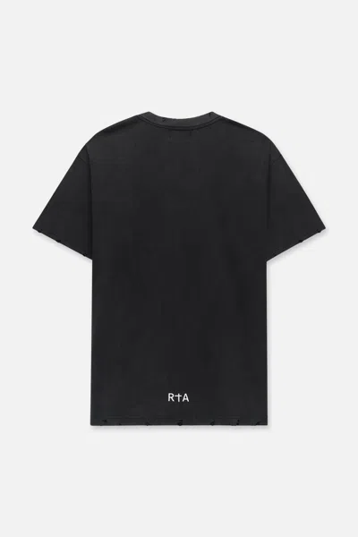 Rta Colin Oversized Short Sleeve Tee In Black