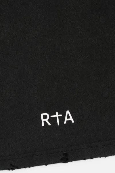 Rta Colin Oversized Short Sleeve Tee In Black