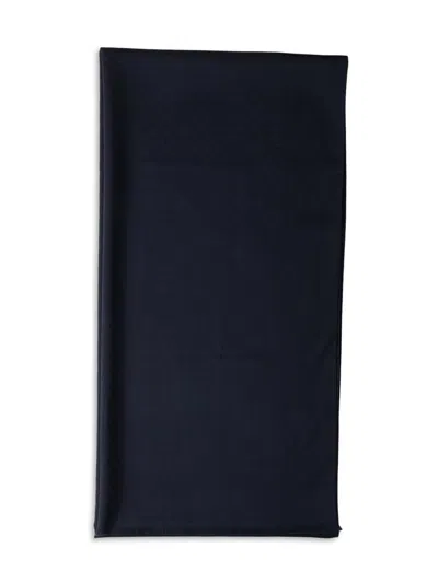 Prada Wool And Silk Scarf In Blue