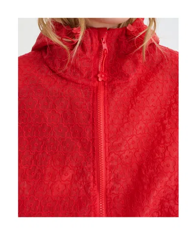 Cecilie Bahnsen Drawstring Jacket In Red