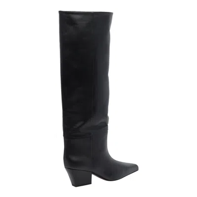 Paris Texas Pointed-toe Boots In Black