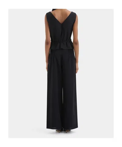Sir Klara Wrap Top In Black