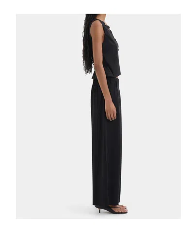Sir Klara Wrap Top In Black