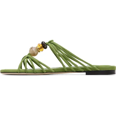 Jimmy Choo Lova Embellished Suede Sandals In Animal Print
