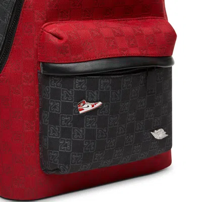 Jordan Monogram Backpack 20l 'black Red'