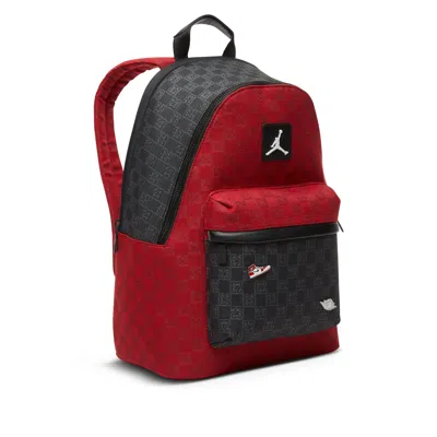 Jordan Monogram Backpack 20l 'black Red'