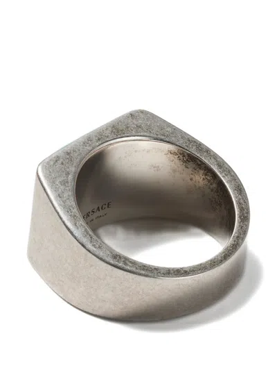 Versace Aura Ring In Metallic