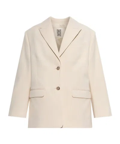 By Malene Birger Single-breasted Suit Jacket In Neutral