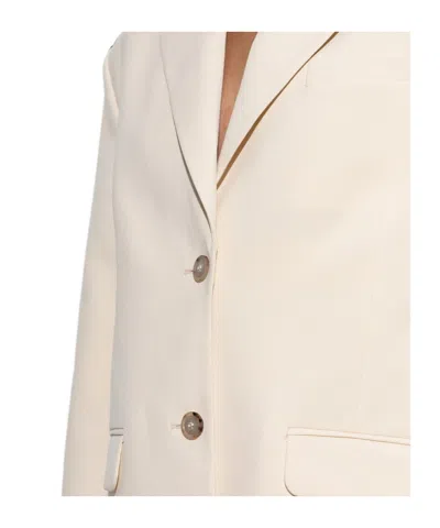 By Malene Birger Single-breasted Suit Jacket In Neutral
