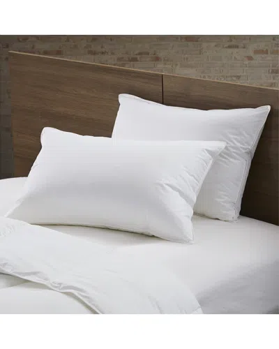 Cuddledown 300 Thread Count 800fp Down Sateen Pillow In White