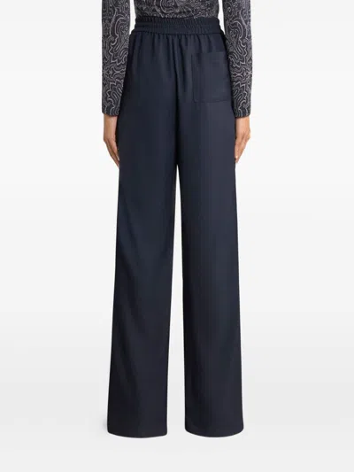 Etro Midnight Blue Sat In Blue