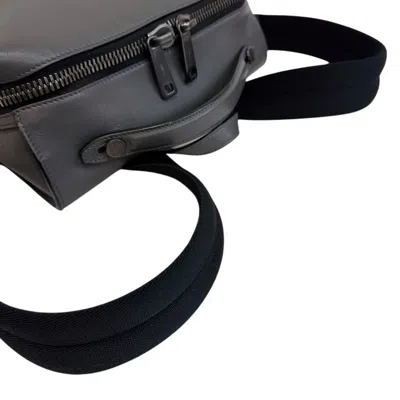 Pre-owned Fendi Gray Leather Backpack ()