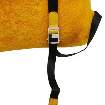 Pre-owned Fendi Yellow Backpack ()