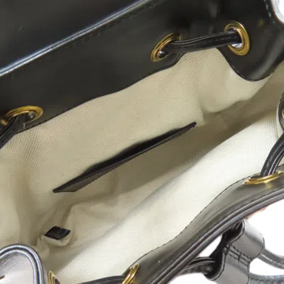 Pre-owned Gucci Black Leather Backpack ()