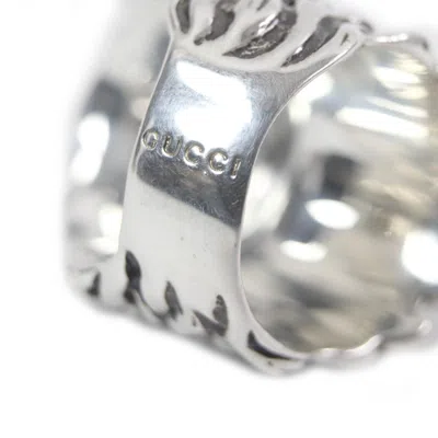 Pre-owned Gucci Silver Band Ring ()