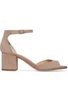 Sam Edelman 'susie' Block Heel Ankle Strap Suede Sandals