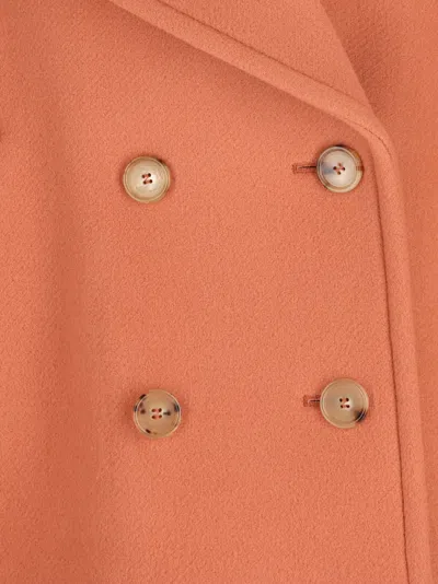 Chloé Double-breasted Buttoned Jacket In Orange