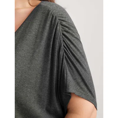 Bloomchic Supersoft 2-in-1 Plain Knit Top In Multi