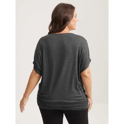 Bloomchic Supersoft 2-in-1 Plain Knit Top In Multi