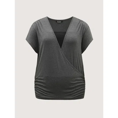Bloomchic Supersoft 2-in-1 Plain Knit Top In Multi