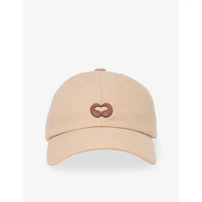 Maje Linette Baseball Cap In Brown