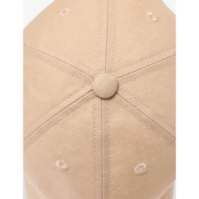 Maje Linette Baseball Cap In Brown