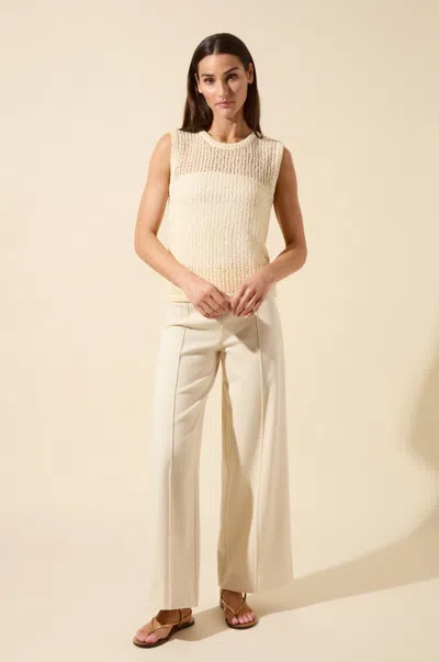 Lyssé Avery Sequined Knit Shell In Neutral