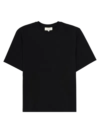 Studio Nicholson Bric T-shirt Blue Regular Fit In Black
