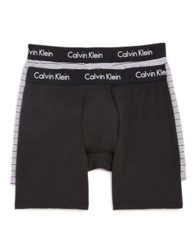 Calvin Klein Pack Of 2 In Black Stripe