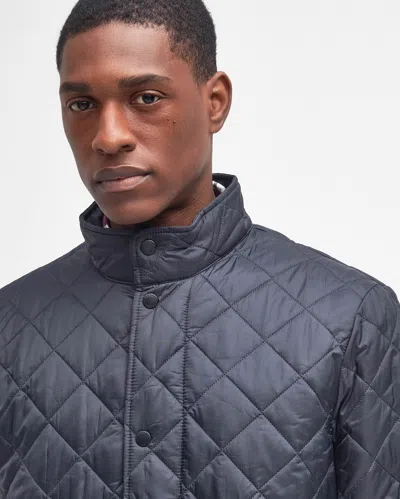 Barbour Flyweight Chelsea Mens Quilted Jacket In Black