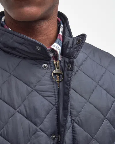 Barbour Flyweight Chelsea Mens Quilted Jacket In Black
