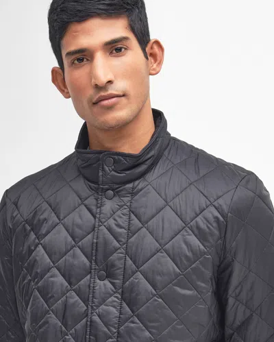 Barbour Flyweight Chelsea Mens Quilted Jacket In Black