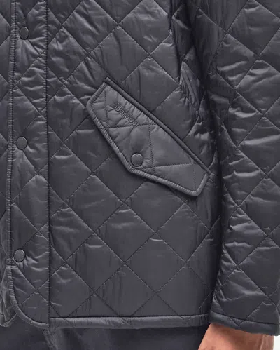 Barbour Flyweight Chelsea Mens Quilted Jacket In Black