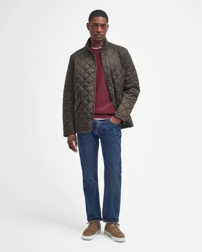 Barbour Flyweight Chelsea Mens Quilted Jacket In Brown