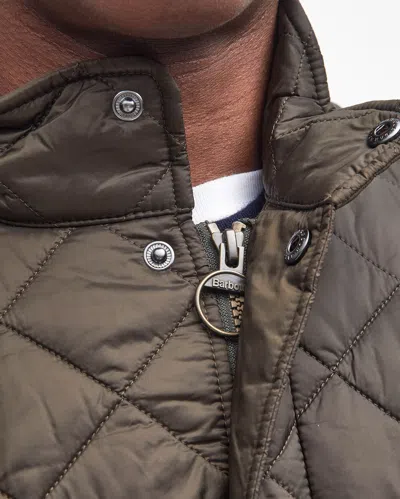 Barbour Flyweight Chelsea Mens Quilted Jacket In Brown