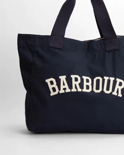 Barbour Logo Beach Bag In Pink