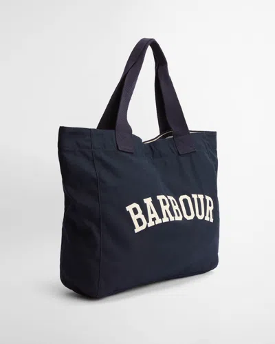 Barbour Logo Beach Bag In Pink