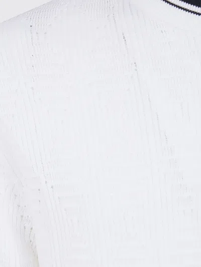 Laneus Basic Cotton T-shirt In White