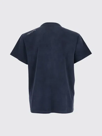 Erl T-shirt Men In Blue