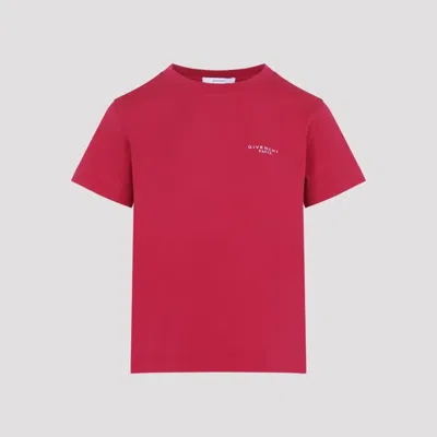 Givenchy Lipstick Pink Slim-fit T-shirt In Red