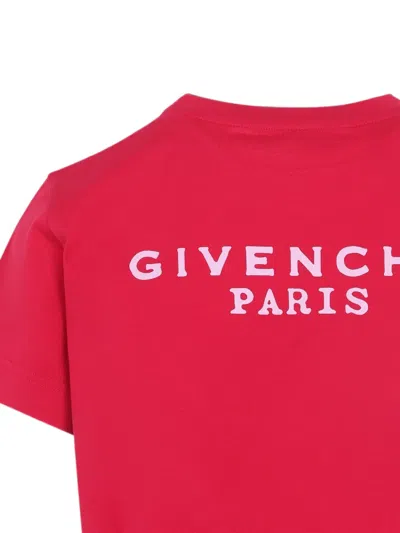 Givenchy Lipstick Pink Slim-fit T-shirt In Red