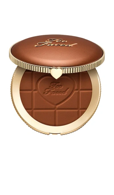 Too Faced Chocolate Soleil Matte Blurring Bronzer In Brown